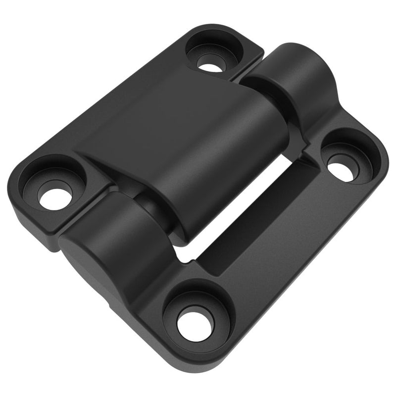 SOUTHCO Constant Torque Hinge, Symmetric, 1.6 N⋅m, 1.6 N⋅m, Medium Size, Nylon, Natural, Black [E6-50-314S-20]