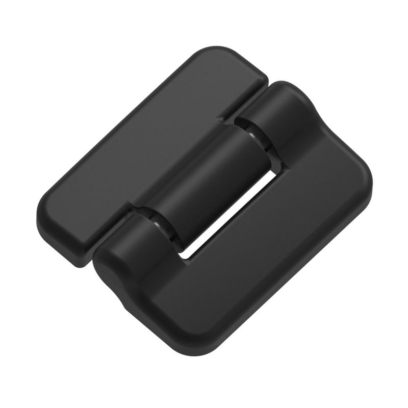 SOUTHCO Constant Torque Hinge, Asymmetric, 4.520 N⋅m, 3.160 N⋅m, Large Size, Nylon, Natural, Black [E6-55-540F-20]