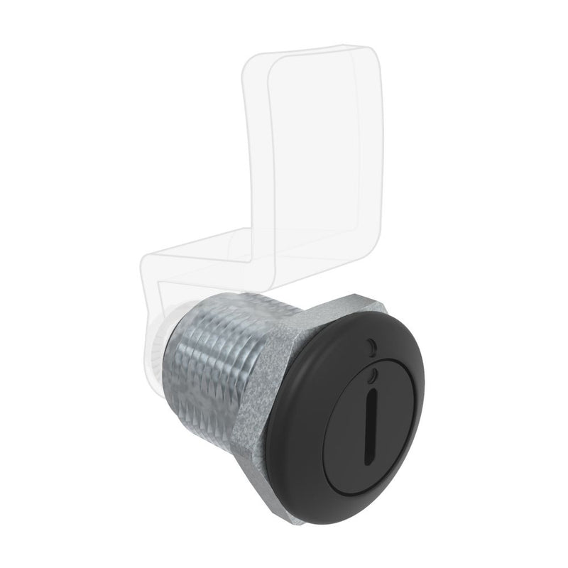 SOUTHCO Quarter Turn Compression Latch, Standard Size , Slotted Recess, Zinc Alloy, Powder Coat, Black [E9-A000F-01]