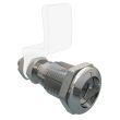 SOUTHCO Quarter Turn Compression Latch, Standard Size , 8mm (.32) Triangle, Zinc Alloy, Chrome Plated, Bright [E9-A003A-03]