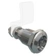 SOUTHCO Quarter Turn Compression Latch, Standard Size , 7mm (.28) Square, Zinc Alloy, Chrome Plated, Bright [E9-A004A-03]