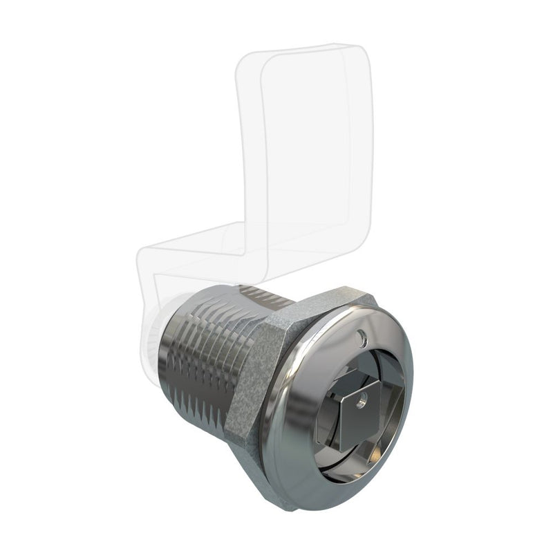 SOUTHCO Quarter Turn Compression Latch, Standard Size , 8mm (.32) Square male, Zinc Alloy, Chrome Plated, Bright [E9-A005G-03]
