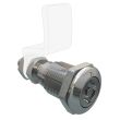 SOUTHCO Quarter Turn Compression Latch, Standard Size , 5mm (.19) Double bit, Zinc Alloy, Chrome Plated, Bright [E9-A007B-03]
