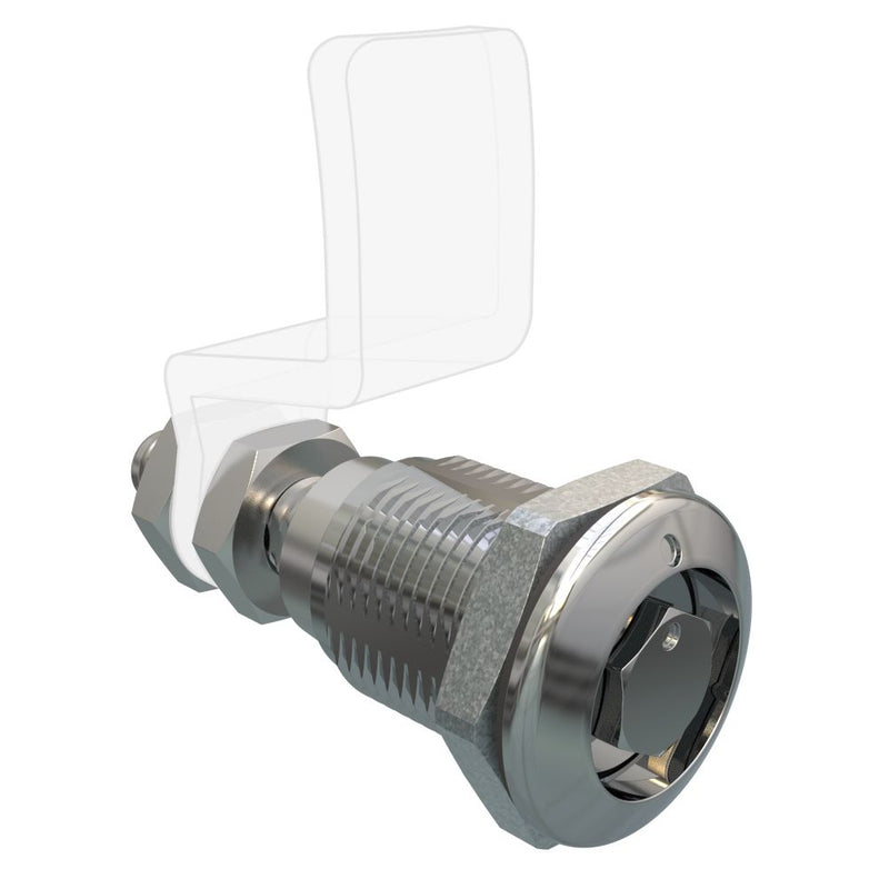 SOUTHCO Quarter Turn Compression Latch, Standard Size , Bellcore 216, Zinc Alloy, Chrome Plated, Bright [E9-A010B-03]