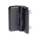 SOUTHCO Surface Mount Hinge, 40 mm (1.57 in) size, with Mounting Studs, Zinc Alloy, Powder Coated, Black [EH-5A-4G4-50]