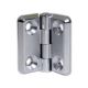 SOUTHCO Surface Mount Hinge, 50 mm (1.97 in) size, with Mounting Holes, Zinc Alloy, Chrome Plated [EH-6A-5V5-38]