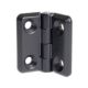 SOUTHCO Surface Mount Hinge, 50 mm (1.97 in) size, with Mounting Holes, Zinc Alloy, Powder Coated, Black [EH-6A-5V5-50]