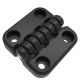 SOUTHCO Surface Mount Hinge, 40 mm size, with Mounting Holes, Nylon, Black [EH-5B-4W4-20]