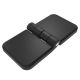 SOUTHCO Surface Mount Hinge, 60 mm (1.97 in) size, with Mounting Studs, Zinc Alloy, Powder Coated, Black [EH-7A-6G12-50]