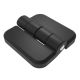 SOUTHCO Surface Mount Hinge, 60 mm (1.97 in) size, with Mounting Studs, Zinc Alloy, Powder Coated, Black [EH-7A-6G6-50]