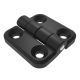 SOUTHCO Surface Mount Hinge, 60 mm (2.36 in) size, with Mounting Holes, Zinc Alloy, Powder Coated, Black [EH-7A-6V6-50]