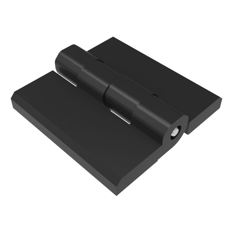 SOUTHCO Surface Mount Hinge, 40 mm size, with Stud Mount, Zinc Alloy, Black Powder coated [EH-DHFM-40S-8]