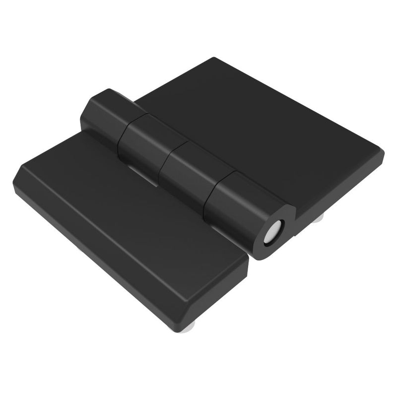 SOUTHCO Surface Mount Hinge, 50 mm size, with Stud Mount, Zinc Alloy, Black Powder coated [EH-DHFM-5063S]