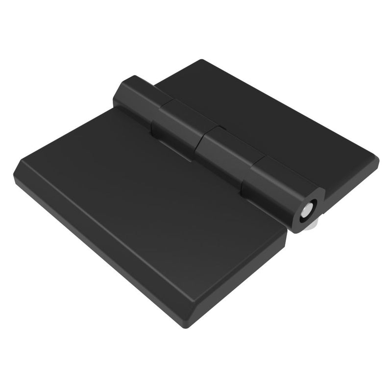 SOUTHCO Surface Mount Hinge, 60 mm size, with Stud Mount, Zinc Alloy, Black Powder coated [EH-DHFM-68S]