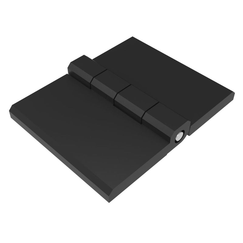 SOUTHCO Surface Mount Hinge, 60 mm size, with Stud Mount, Zinc Alloy, Black Powder coated [EH-DHFM-76S]