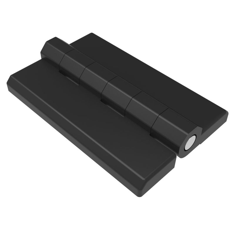 SOUTHCO Surface Mount Hinge, 60 mm size, with Stud Mount, Zinc Alloy, Black Powder coated [EH-DHFM-9060-S]