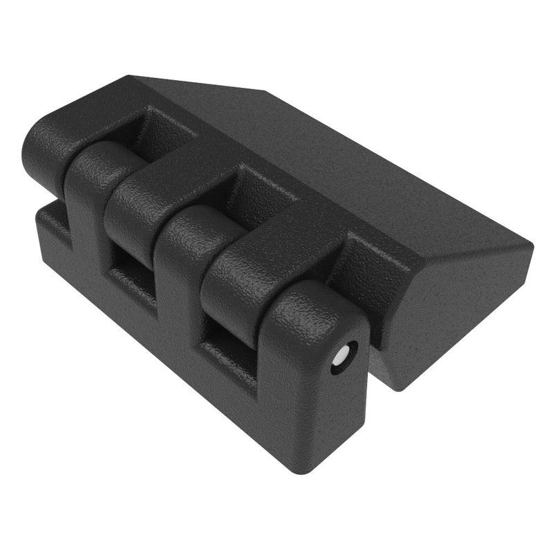 SOUTHCO Butt Hinge, 30 mm size, with Threaded Mount, Polyamide, Black [EH-DHIF-2630-II]