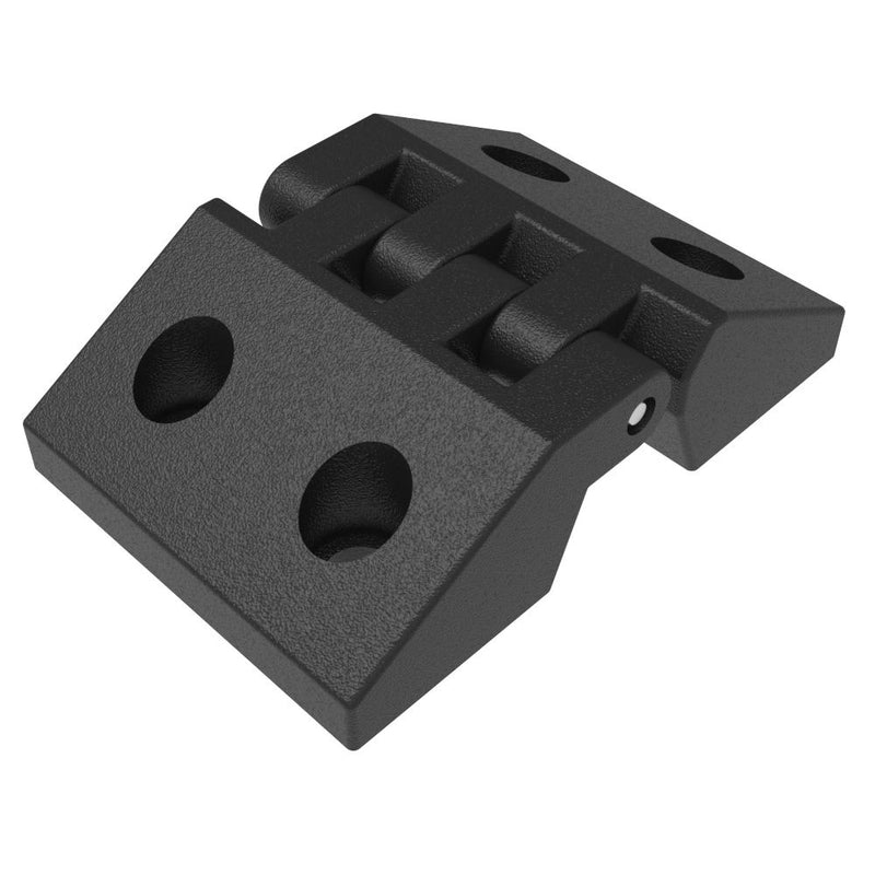 SOUTHCO Butt Hinge, 30 mm size, with Mounting Counter bore Holes, Polyamide, Black [EH-DHIF-4530]