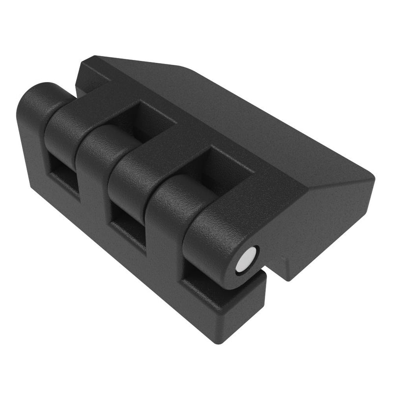SOUTHCO Butt Hinge, 48 mm size, with Threaded Mount, Polyamide, Black [EH-DHIF-5048-II]