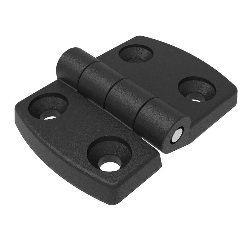 SOUTHCO Surface Mount Hinge, 68mm size, with Mounting CSK Holes,Polyamide, Black [EH-DHIF-5876]