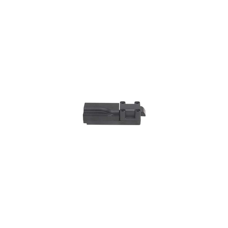 SOUTHCO Electronic Slide Bolt, Front Mount, Top Bolt Position, 12 Volts, Plastic, Black [EM-10-11-310]
