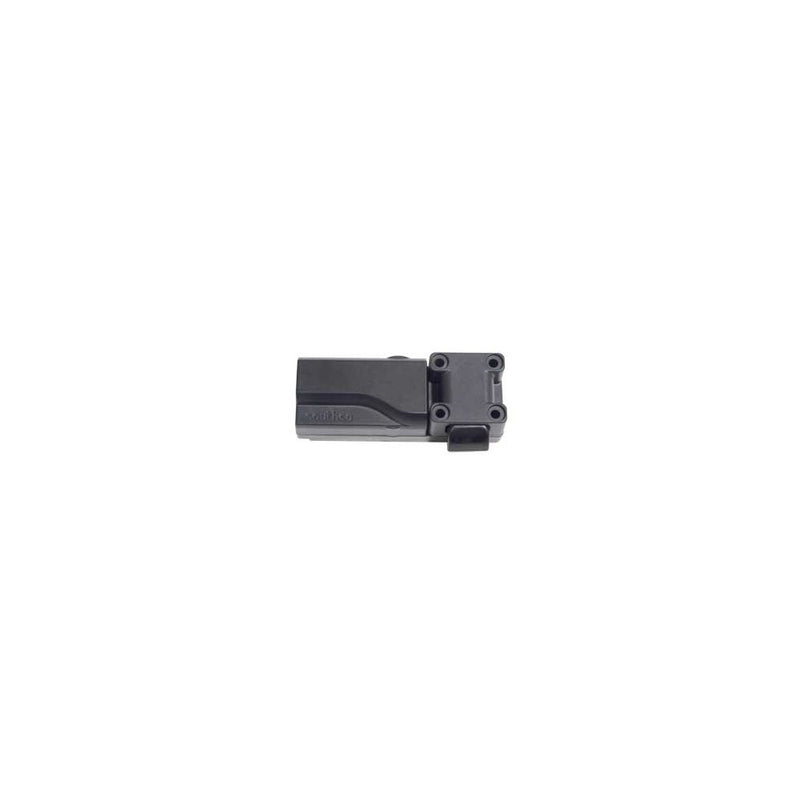 SOUTHCO Electronic Slide Bolt, Front Mount, Right Bolt Position, 24 Volts, Plastic, Black [EM-10-12-410]