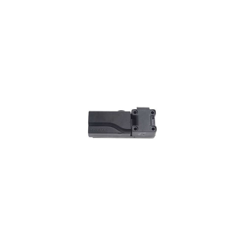 SOUTHCO Electronic Slide Bolt, Front Mount, Left Bolt Position, 24 Volts, Plastic, Black [EM-10-13-410]