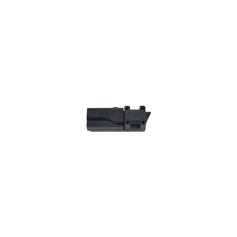 SOUTHCO Electronic Slide Bolt, Side Mount, Top Bolt Position, 12 Volts, Plastic, Black [EM-10-21-310]