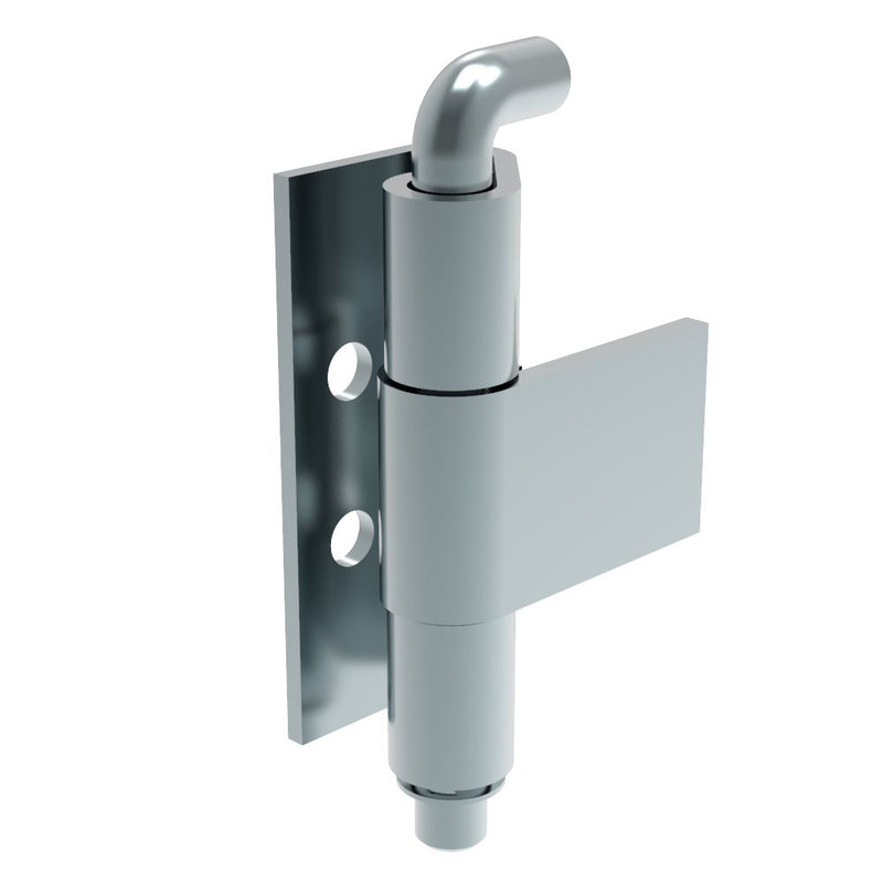 SOUTHCO Removable Concealed Hinge, Concealed Assembly, Hole Dia.4mm, Steel, Blue Zinc [F6-DHIM-4015-AW]