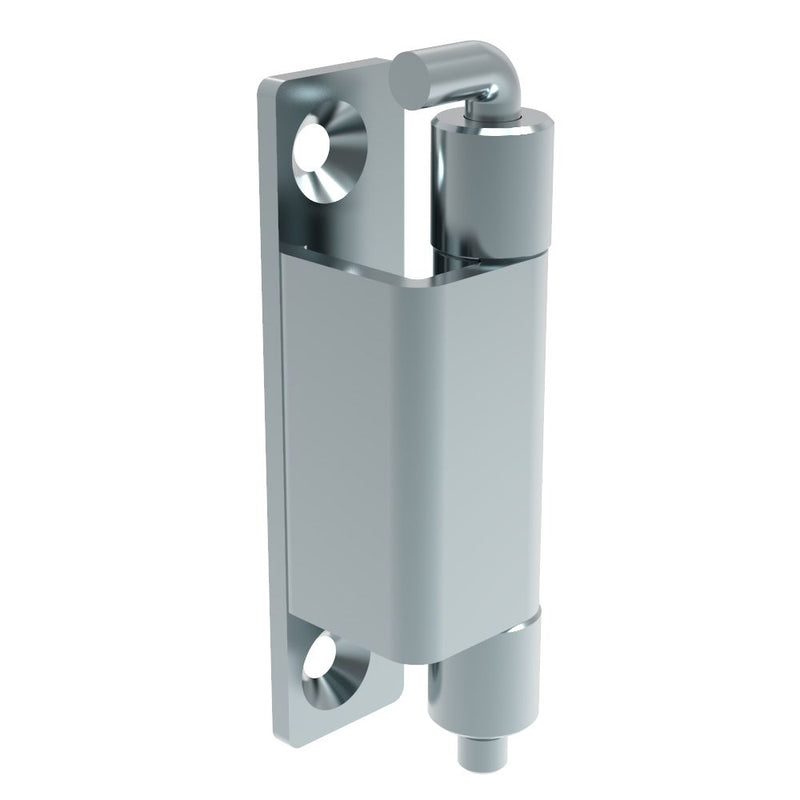 SOUTHCO Removable Spring Hinge, Concealed Assembly, M6Stud Mount, Steel, Blue Zinc [F6-DHIM-6012]