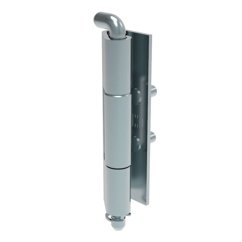 SOUTHCO Removable Spring Hinge, Concealed Assembly, M4Stud Mount, Steel, Blue Zinc [F6-DHIM-6015-AR-M4]