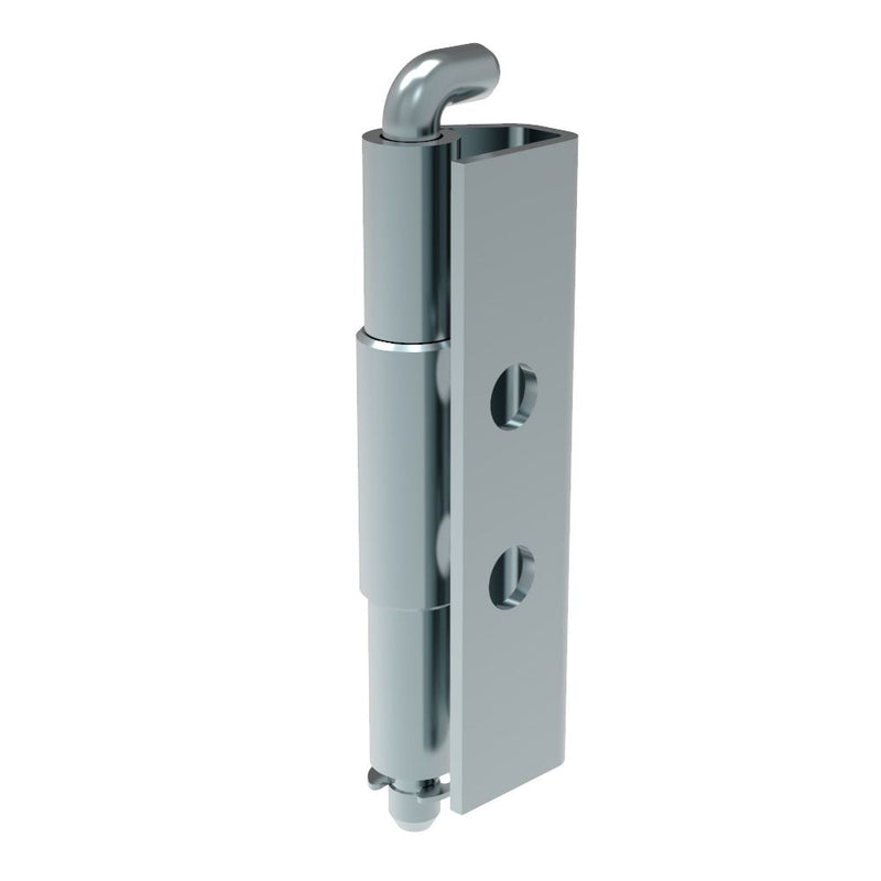 SOUTHCO Removable Concealed Hinge, Concealed Assembly, Hole Dia.6mm, Steel, Blue Zinc [F6-DHIM-6015-AR10]
