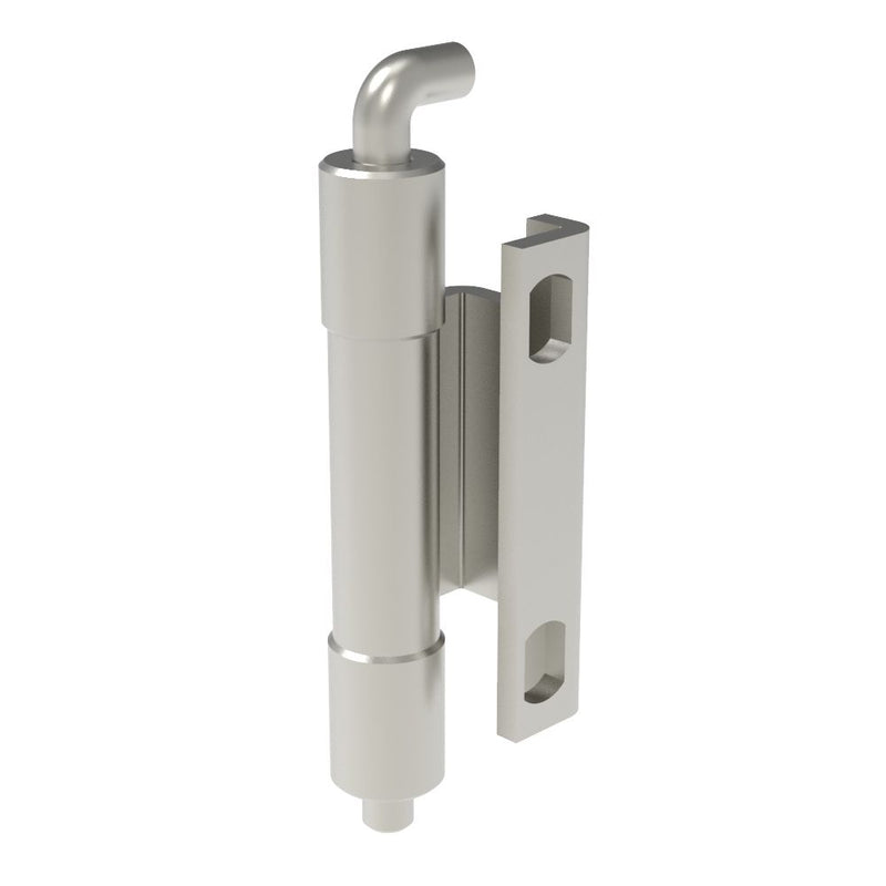 SOUTHCO Removable Concealed Hinge, Concealed Assembly, Slot 8x5.5mm, Stainless Steel, Electropolished [F6-DHIM-6015-SS]