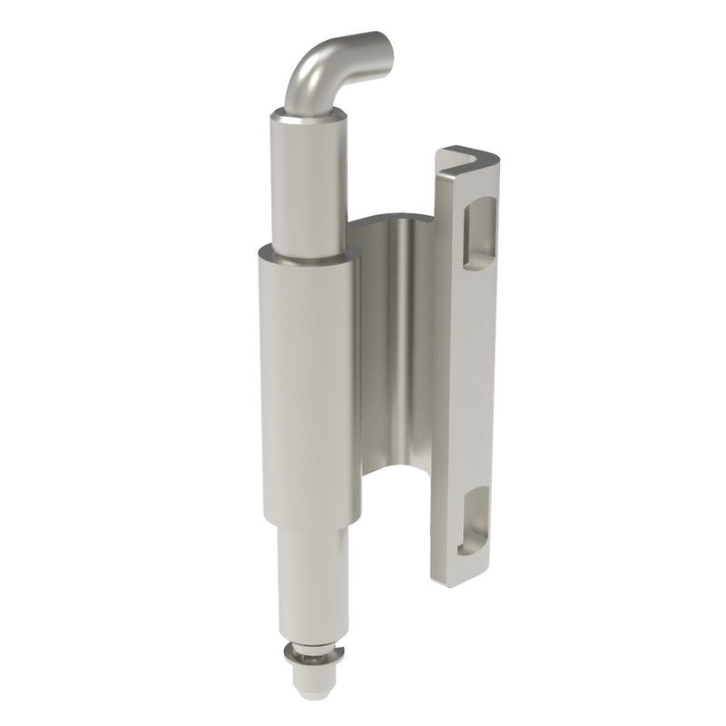 SOUTHCO Removable Concealed Hinge, Concealed Assembly, Slot 8x5.5mm, Stainless Steel, Electropolished [F6-DHIM-6020-SS]
