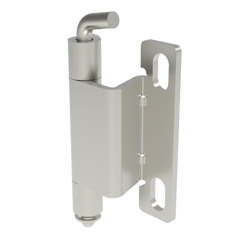 SOUTHCO Removable Concealed Hinge, Concealed Assembly, Slot 12x6.5mm, Stainless Steel, Electropolished [F6-DHIM-6026-SS]