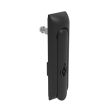 SOUTHCO Swinghandle Latch, Medium Size - 125 mm (4.92 in), Without Padlock Hasp, Use with Linear Actuator, 5 mm Double Bit, Non-Sealed, Zinc Alloy, Powder Coated, Black [H3-50-141-050]