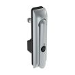 SOUTHCO Swinghandle Latch, Medium Size - 125 mm (4.92 in), Without Padlock Hasp, Use with Linear Actuator, Bellcore 216 Key, Sealed, Zinc Alloy, Satin Chrome Plated [H3-50-142-144]