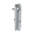 SOUTHCO Swinghandle Latch, Medium Size - 125 mm (4.92 in), Without Padlock Hasp, Use with Linear Actuator, 3 mm Double Bit DIN, Non-Sealed, Zinc Alloy, Satin Chrome Plated [H3-50-170-044]