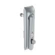 SOUTHCO Swinghandle Latch, Medium Size - 125 mm (4.92 in), With Padlock Hasp, Use with Linear Actuator or as Single Point Latch, CH 751 Key (2 Keys Included), Non-Sealed, Zinc Alloy, Satin Chrome Plated [H3-50-201-044]