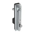 SOUTHCO Swinghandle Latch, Medium Size - 125 mm (4.92 in), With Padlock Hasp, Use with Linear Actuator or as Single Point Latch, CH 751 Key (2 Keys Included), Sealed, Zinc Alloy, Satin Chrome Plated [H3-50-201-144]