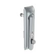 SOUTHCO Swinghandle Latch, Medium Size - 125 mm (4.92 in), With Padlock Hasp, Use with Linear Actuator or as Single Point Latch, CH 300 Key, Non-Sealed, Zinc Alloy, Satin Chrome Plated [H3-50-202-044]