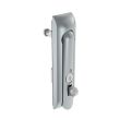 SOUTHCO Swinghandle Latch, Medium Size - 125 mm (4.92 in), With Padlock Hasp, Use with Linear Actuator or as Single Point Latch, CH 333 Key, Non-Sealed, Zinc Alloy, Satin Chrome Plated [H3-50-203-044]