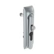 SOUTHCO Swinghandle Latch, Medium Size - 125 mm (4.92 in), With Padlock Hasp, Use with Linear Actuator or as Single Point Latch, Non-Locking with detent, Non-Sealed, Zinc Alloy, Satin Chrome Plated [H3-50-220-044]