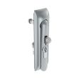 SOUTHCO Swinghandle Latch, Medium Size - 125 mm (4.92 in), With Padlock Hasp, Use with Linear Actuator or as Single Point Latch, 3 mm Double Bit DIN, Non-Sealed, Zinc Alloy, Satin Chrome Plated [H3-50-270-044]