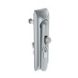 SOUTHCO Swinghandle Latch, Medium Size - 125 mm (4.92 in), With Padlock Hasp, Use with Linear Actuator or as Single Point Latch, 5 mm Double Bit DIN, Non-Sealed, Zinc Alloy, Satin Chrome Plated [H3-50-271-044]