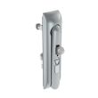 SOUTHCO Swinghandle Latch, Medium Size - 125 mm (4.92 in), With Padlock Hasp, Use with Linear Actuator or as Single Point Latch, 8 mm Triangle DIN, Non-Sealed, Zinc Alloy, Satin Chrome Plated [H3-50-277-044]