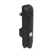 SOUTHCO Swinghandle Latch, Medium Size - 125 mm (4.92 in), Without Padlock Hasp, Use with Linear Actuator, CH 751 Key (2 Keys Included), Sealed, Zinc Alloy, Powder Coated, Black [H3-50-301-150]