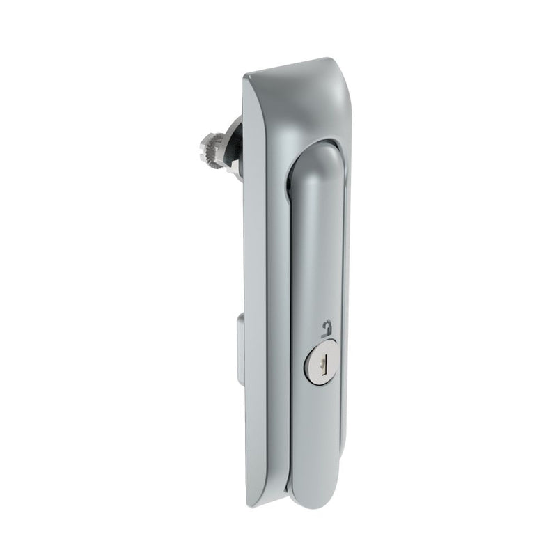 SOUTHCO Swinghandle Latch, Without Padlock Hasp, Use with Linear Actuator, CH 300 Key, Non-Sealed, Zinc Alloy, Satin Chrome Plated [H3-50-302-044]