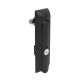 SOUTHCO Swinghandle Latch, Medium Size - 125 mm (4.92 in), Without Padlock Hasp, Use with Linear Actuator, CH 300 Key, Non-Sealed, Zinc Alloy, Powder Coated, Black [H3-50-302-050]