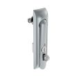 SOUTHCO Swinghandle Latch, Medium Size - 125 mm (4.92 in), With Padlock Hasp, Use with Linear Actuator or as Single Point Latch, CH 751 Key (2 Keys Included), Non-Sealed, Zinc Alloy, Satin Chrome Plated [H3-50-401-044]